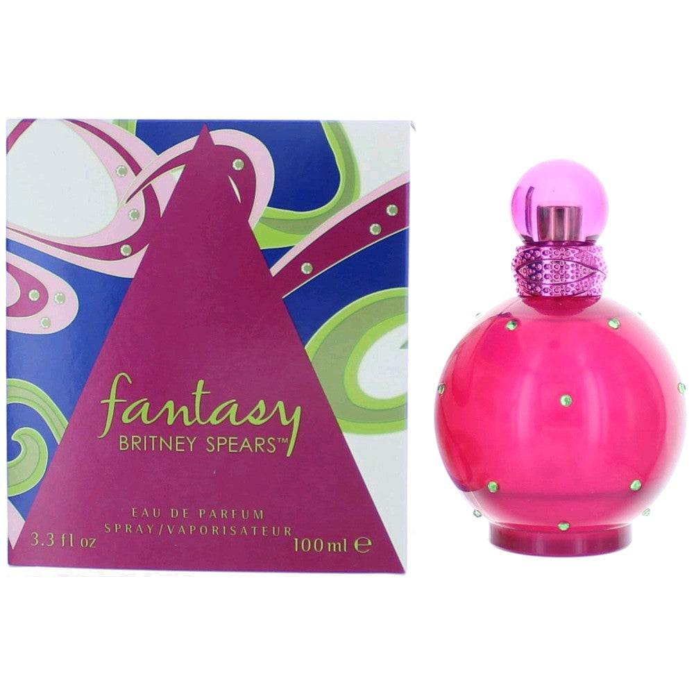 Bottle of Fantasy by Britney Spears, 3.3 oz Eau De Parfum Spray for Women